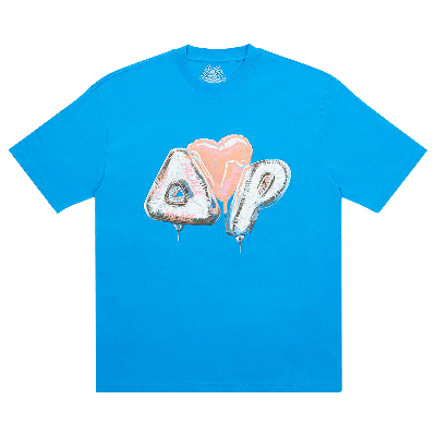 Pre-owned Palace Kids' Inflator T-shirt 'blue'