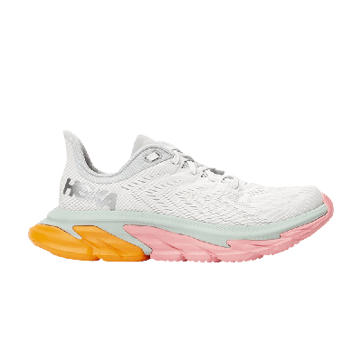 Pre-owned Hoka Wmns Clifton Edge 'nimbus Cloud Lunar Rock' In White