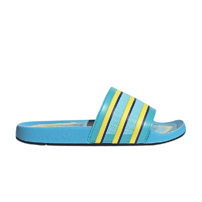 Pre-owned Adidas Originals Adilette Premium Slides 'zx 8000' In Blue