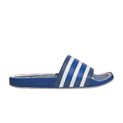 Pre-owned Adidas Originals Adilette Premium Slides 'sl72' In Blue