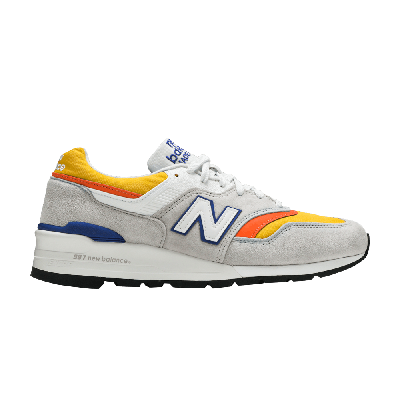 Pre-owned New Balance 997 Made In Usa 'grey Orange'