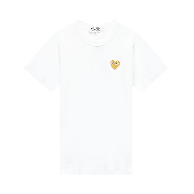 Pre-owned Comme Des Garçons Play Mini Heart Tee 'white'