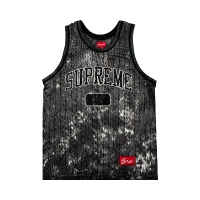 Pre-owned Supreme Dyed Basketball Jersey 'black'