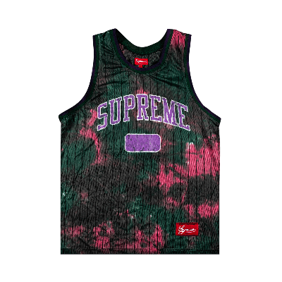 Pre-owned Supreme Dyed Basketball Jersey 'green'