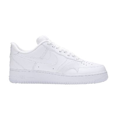Pre-owned Nike Air Force 1 '07 Lv8 'misplaced Swoosh - Triple White'