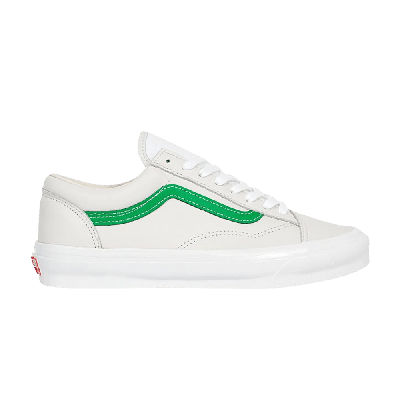 Pre-owned Vans Og Style 36 Lx 'true White Green'