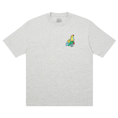 Pre-owned Palace Parrot -3 T-shirt 'grey Marl'