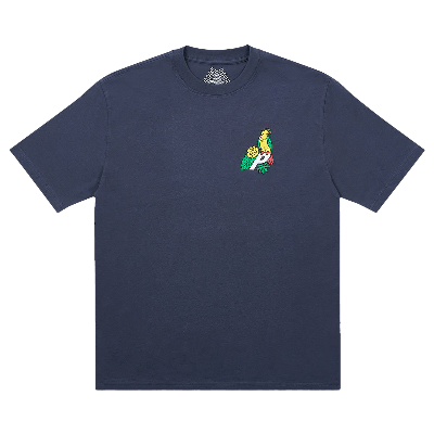 Palace Parrot -3 T-shirt 'navy' In Blue