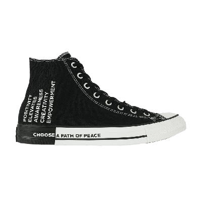 Pre-owned Converse Chuck Taylor All Star High 'seek Peace - Black'