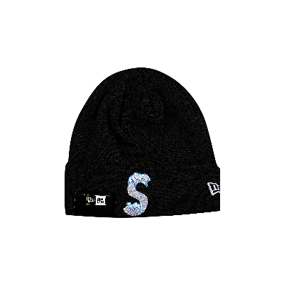 Pre-owned Supreme X New Era S Logo Beanie 'black'