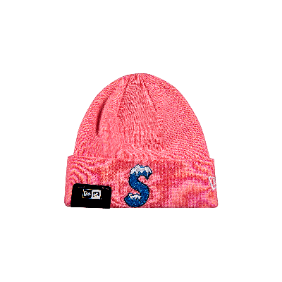 Pre-owned Supreme X New Era S Logo Beanie 'pink'