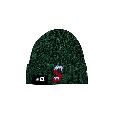 Pre-owned Supreme X New Era S Logo Beanie 'green'