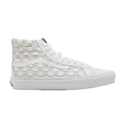 Pre-owned Vans Og Sk8-hi Lx 'woven - White'