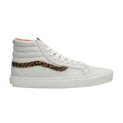 Pre-owned Vans Og Sk8-hi Lx 'pony Hair - Leopard' In White