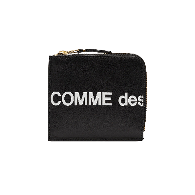 Pre-owned Comme Des Garçons Huge Logo Wallet 'black'