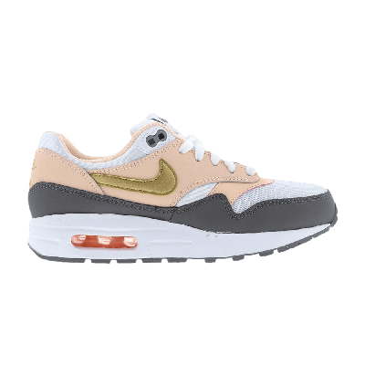 Pre-owned Air Jordan Air Max 1 Gs 'crimson Tint' In White