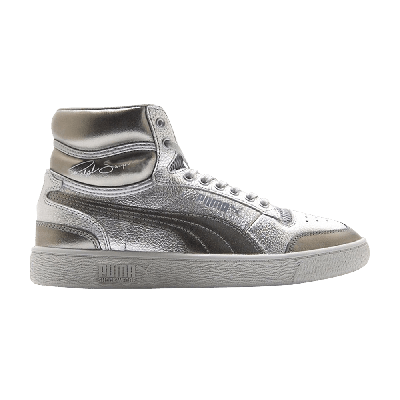 Pre-owned Puma Ralph Sampson Mid 'cloud' In Silver