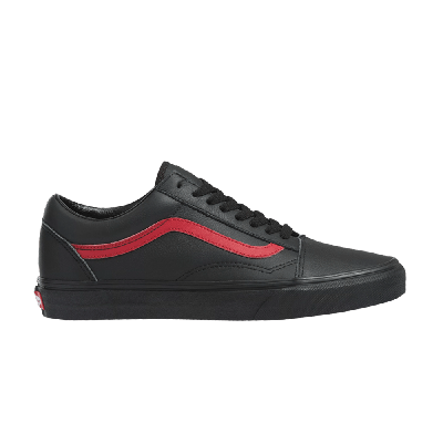 Pre-owned Vans Old Skool 'leather Pop - Black Chili Pepper'