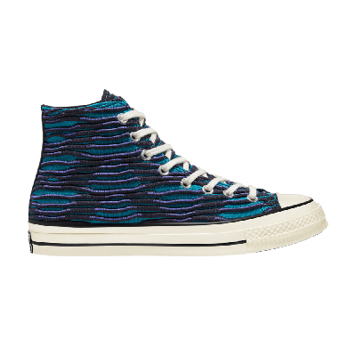 Pre-owned Converse Chuck 70 High 'vibrant Knit - Ocean Depths' In Blue