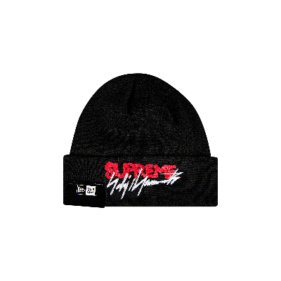 Pre-owned Supreme X Yohji Yamamoto X New Era Beanie 'black'