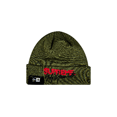 Pre-owned Supreme X Yohji Yamamoto X New Era Beanie 'olive' In Green