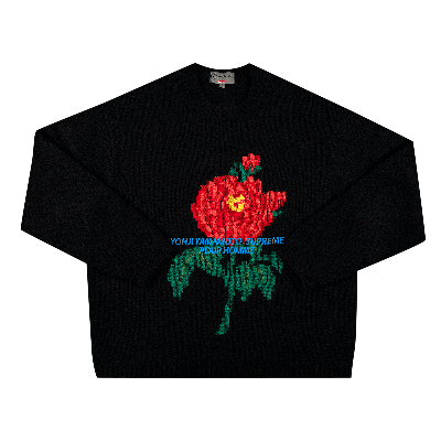 Pre-owned Supreme X Yohji Yamamoto Sweater 'black'