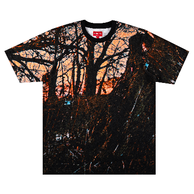 Pre-owned Supreme Short-sleeve Pocket Tee 'woods' In Multi-color