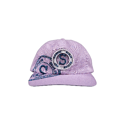 Pre-owned Supreme Stamp 6-panel 'light Purple'