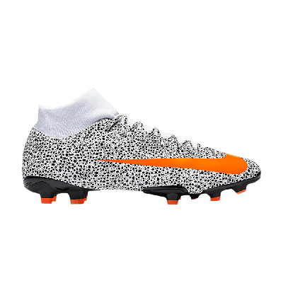 Pre-owned Nike Cr7 X Mercurial Superfly 7 Academy Mg 'safari' In White