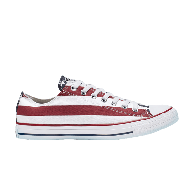 Pre-owned Converse Chuck Taylor All Star Low 'americana' In Red