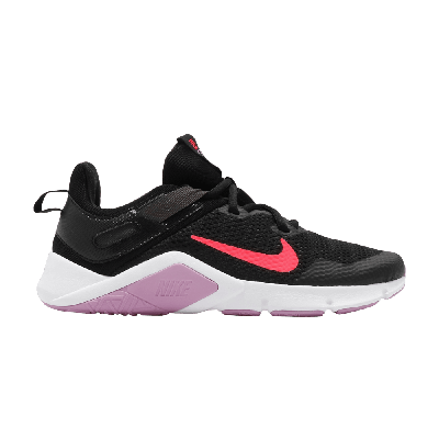 Pre-owned Nike Wmns Legend Essential 'black Flash Crimson'