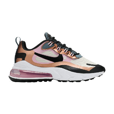Pre-owned Nike Wmns Air Max 270 React 'metallic Bronze' In Brown