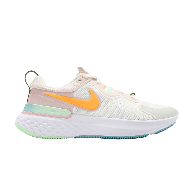 Pre-owned Nike Wmns React Miler 'sail Laser Orange' In Cream
