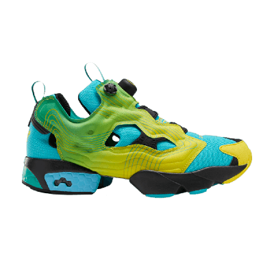 Pre-owned Reebok Chromat X Instapump Fury Og 'emerald' In Blue