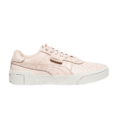 Pre-owned Puma Wmns Cali Emboss 'cream Tan'