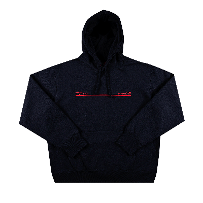 Pre-owned Supreme Shop Hooded Sweatshirt - Los Angeles 'navy' In Blue