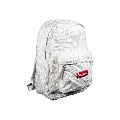 Pre-owned Supreme Canvas Backpack 'white'