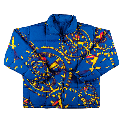 Pre-owned Supreme Kids' Watches Reversible Puffy Jacket 'royal' In Blue