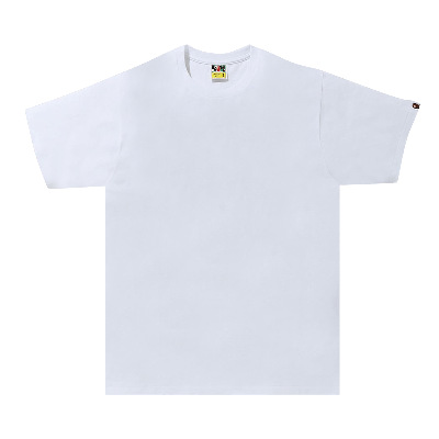 Pre-owned Bape 1st Camo Wgm Ape Head Overlap Tee 'white'