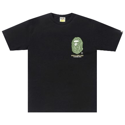 Pre-owned Bape City Tee Tokyo Big Ape Head 'black'