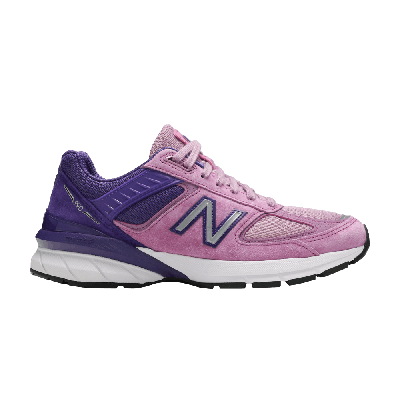 Pre-owned New Balance Wmns 990v5 Made In Usa 'prism Purple Pink'