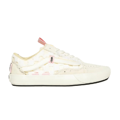 Pre-owned Vans Old Skool Cap 'chenille Check' In White