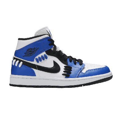 Pre-owned Air Jordan Wmns  1 Mid 'sisterhood' In Blue