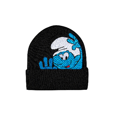 Pre-owned Supreme X Smurfs Beanie 'black'