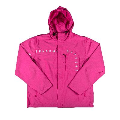 Pre-owned Supreme Curve Logos Ripstop Jacket 'dusty Purple'