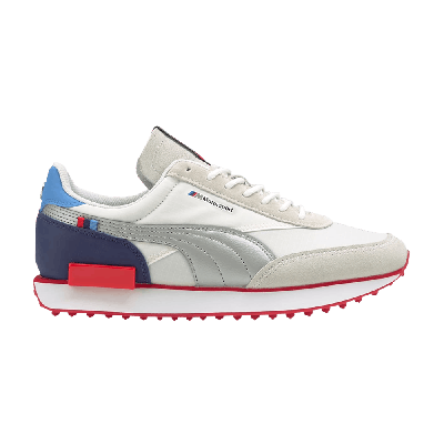 Pre-owned Puma Bmw Motorsport X Future Rider 'white High Risk Red'