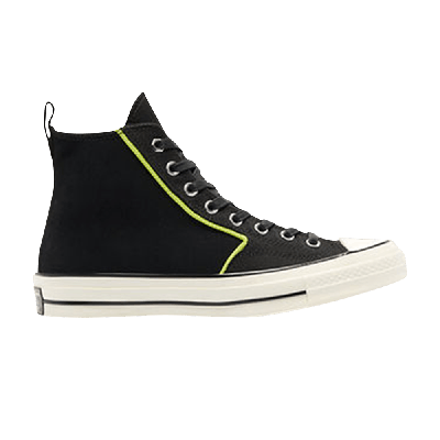 Pre-owned Converse Chuck 70 High 'workwear Twill - Black Lemon'