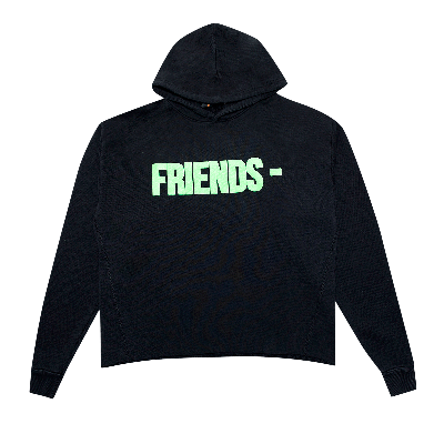 Pre-owned Vlone Friends Hoodie 'black/green'