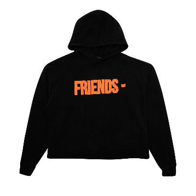 Pre-owned Vlone Friends Hoodie 'black/orange'