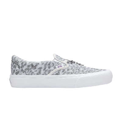 Pre-owned Vans Needles X Vault Classic Slip-on V 'animal Print - White'